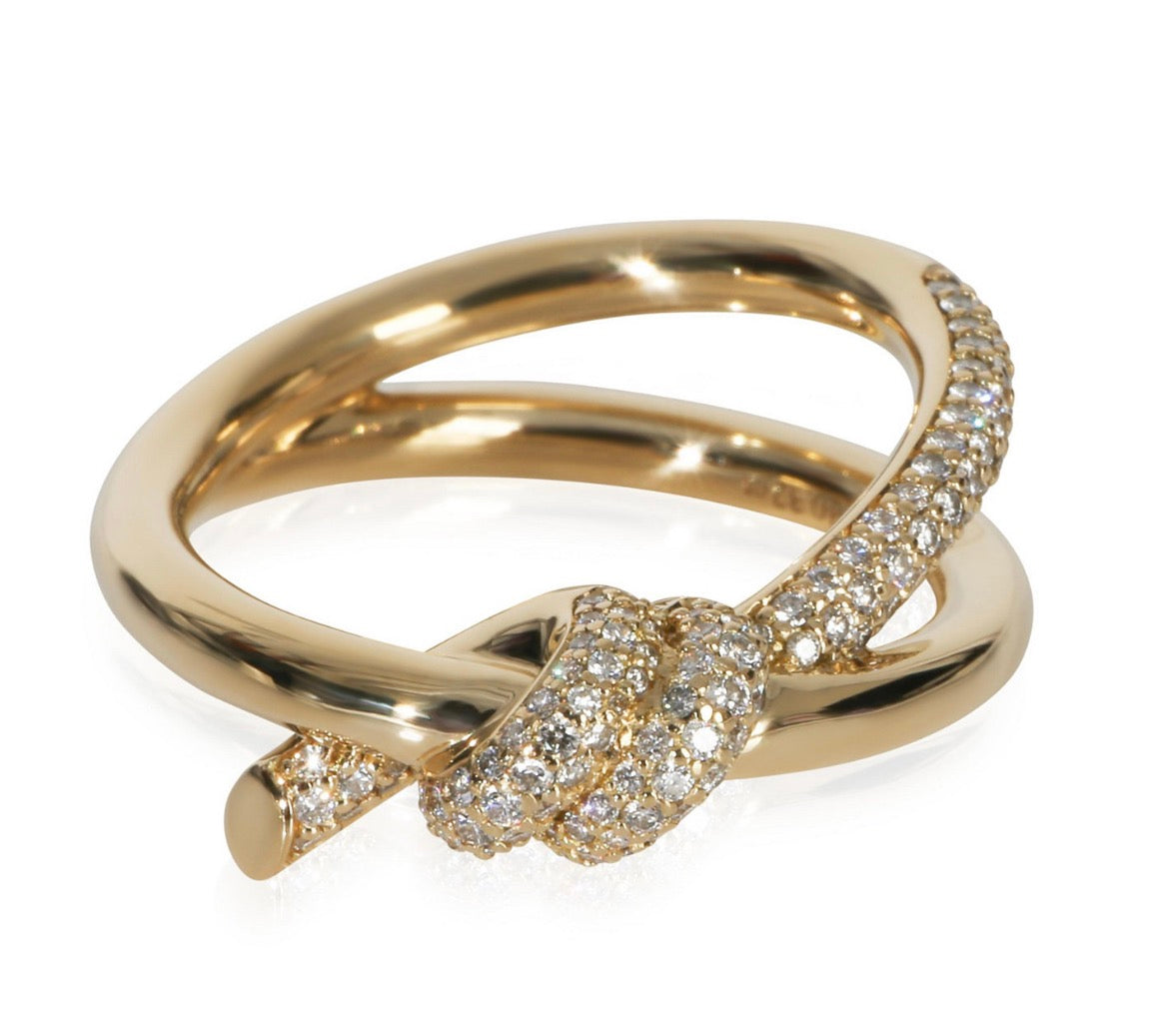 Infinity Knot Crystal Ring