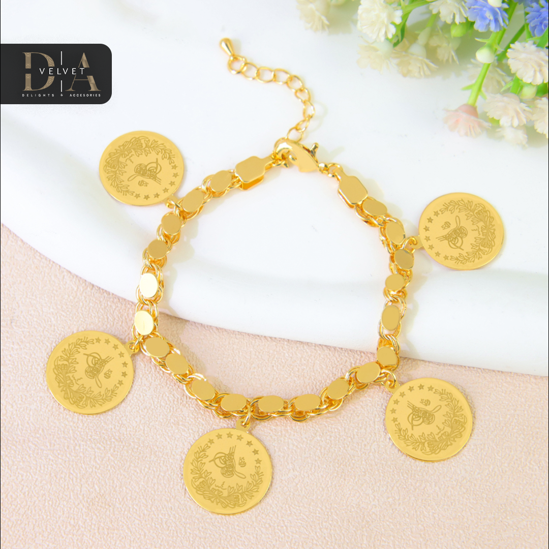 Classic Coin Charm Bracelet