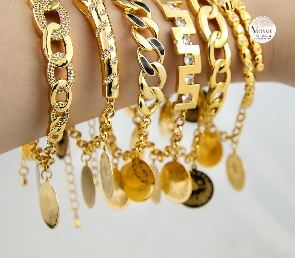 Coin Bracelets - Adjustable