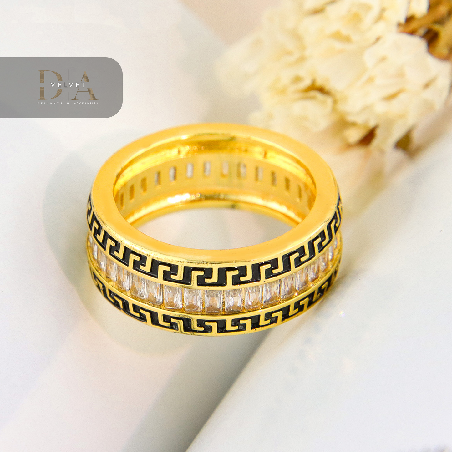 Dubai 21K Gold Plated Ring