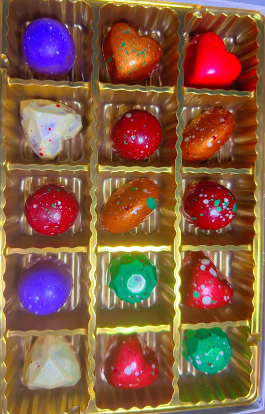 Chocolate bonbon box