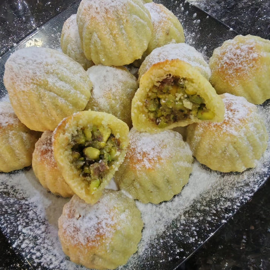 Pistachio Cookies ( maamoul )