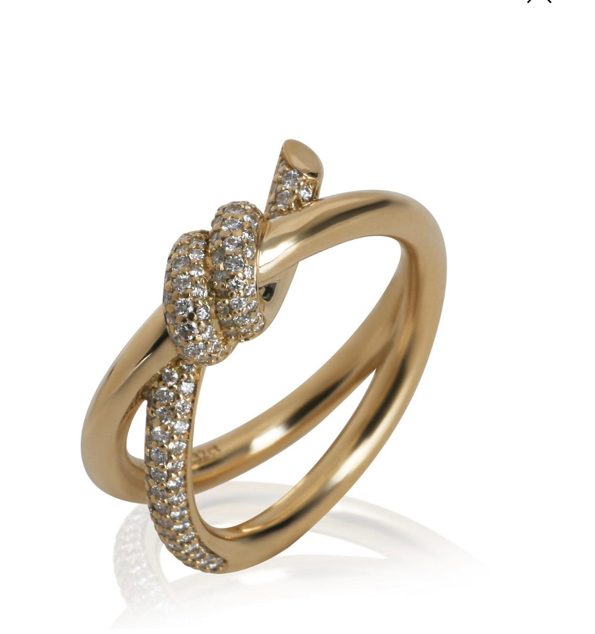 T&co double row knot ring