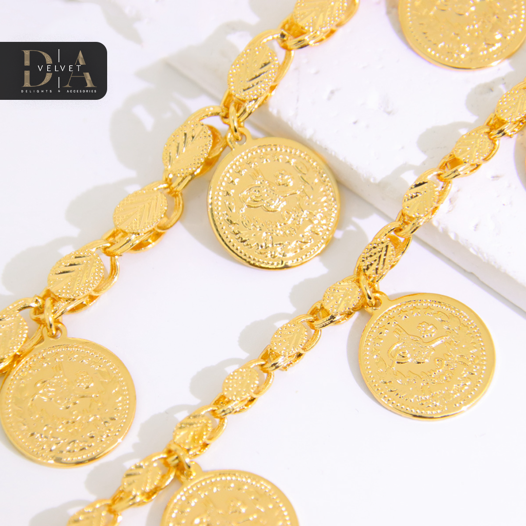 Classic Coin Charm Bracelet