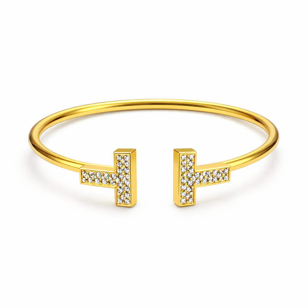 T-Style Gold Bracelet