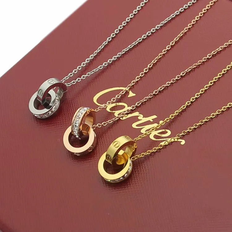 Cartier love circle necklace