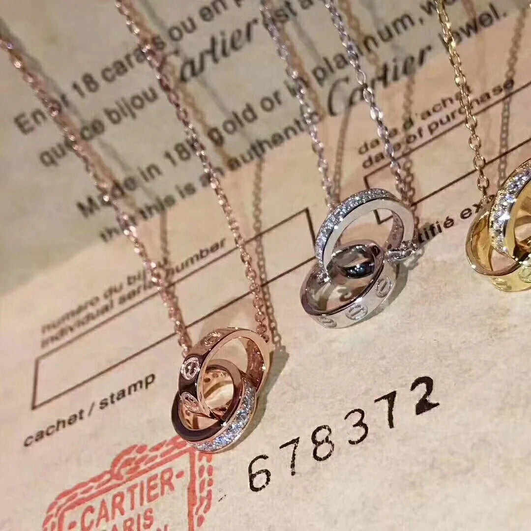 Cartier love circle necklace