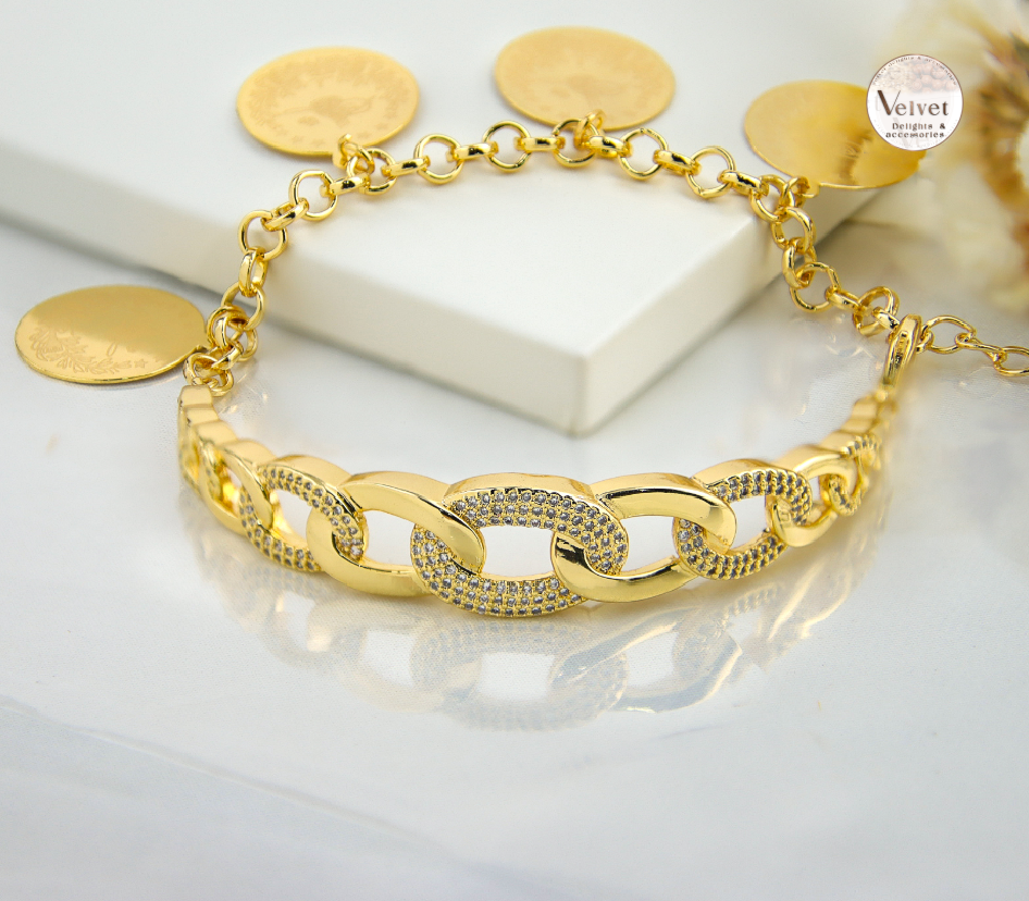 Coin Bracelets - Adjustable