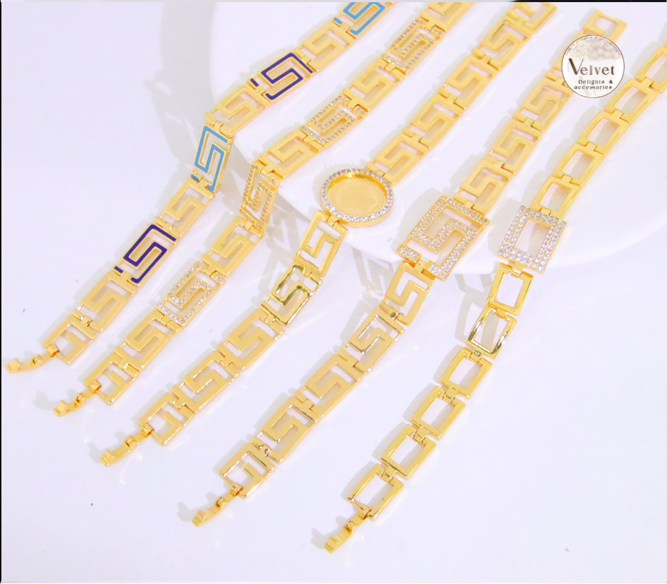 Royal Greek Link Bracelet