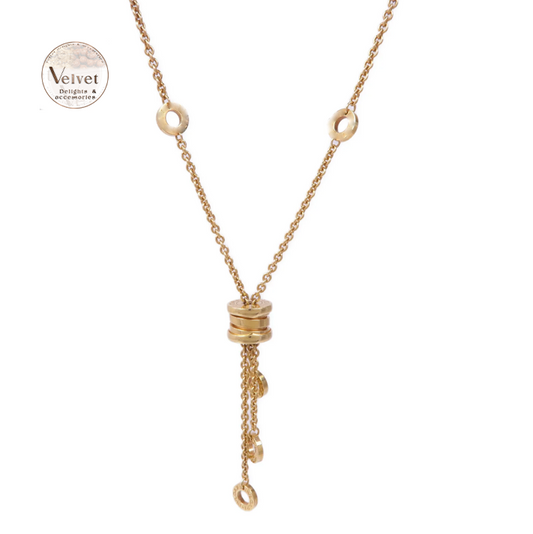 Rose gold bvlgari necklace