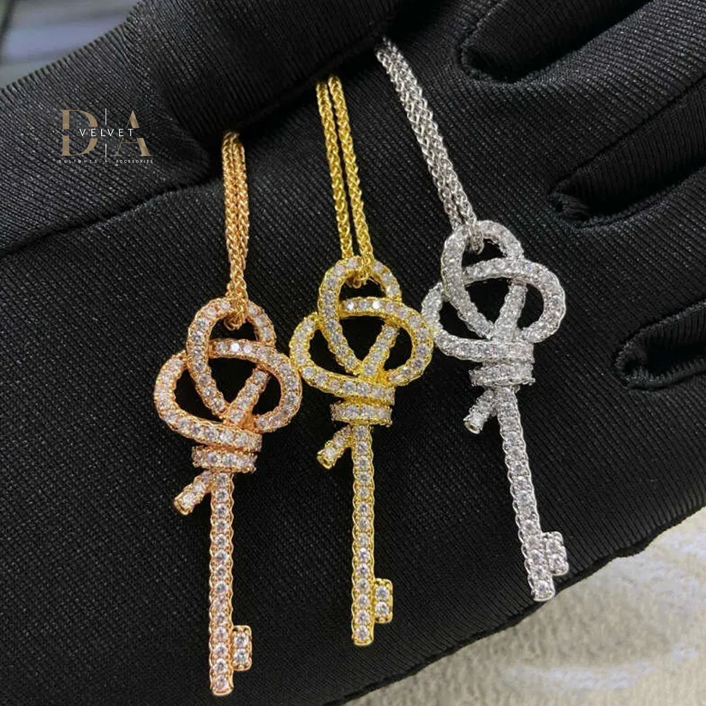 Heart Key Necklace
