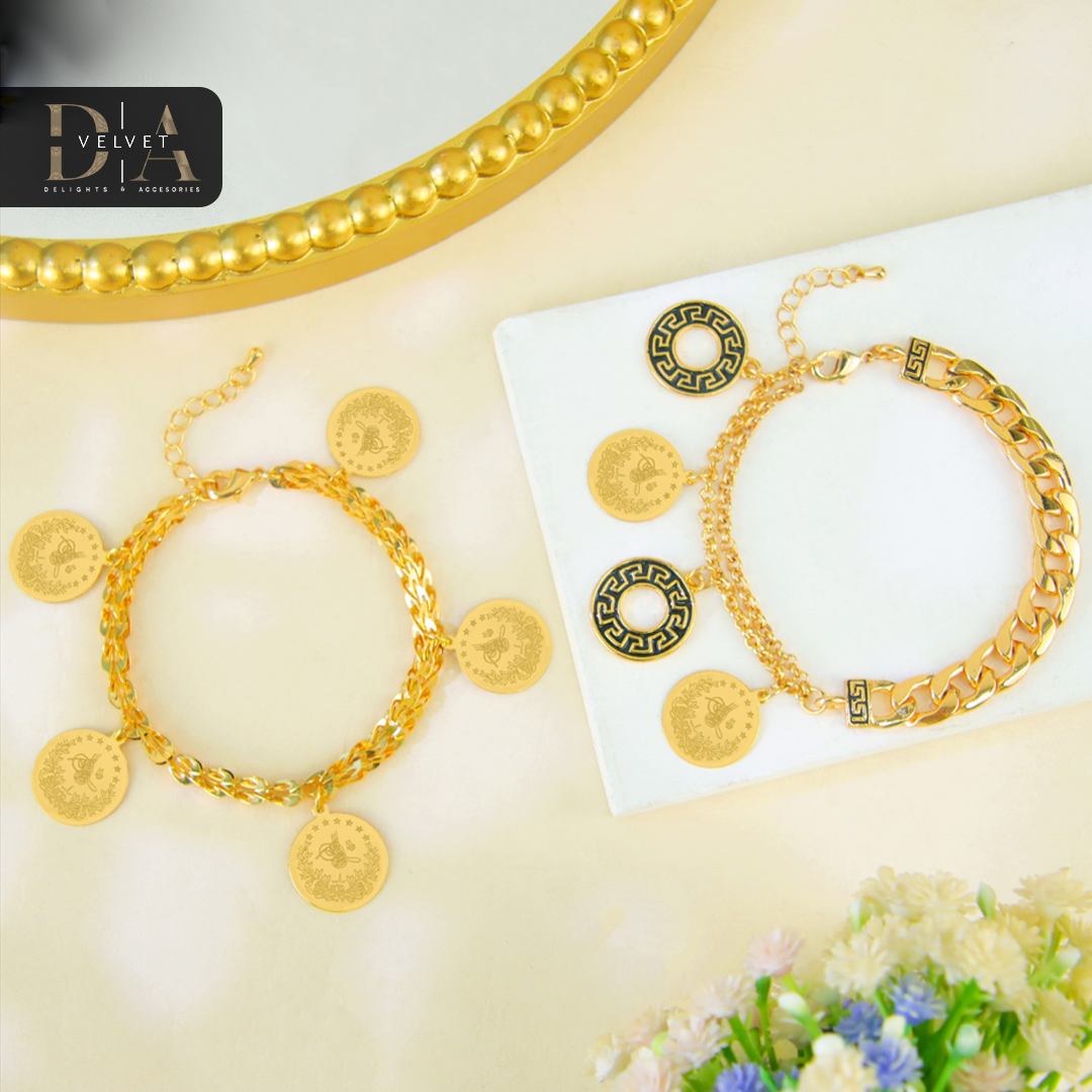 Lira Coin Bracelet Chain