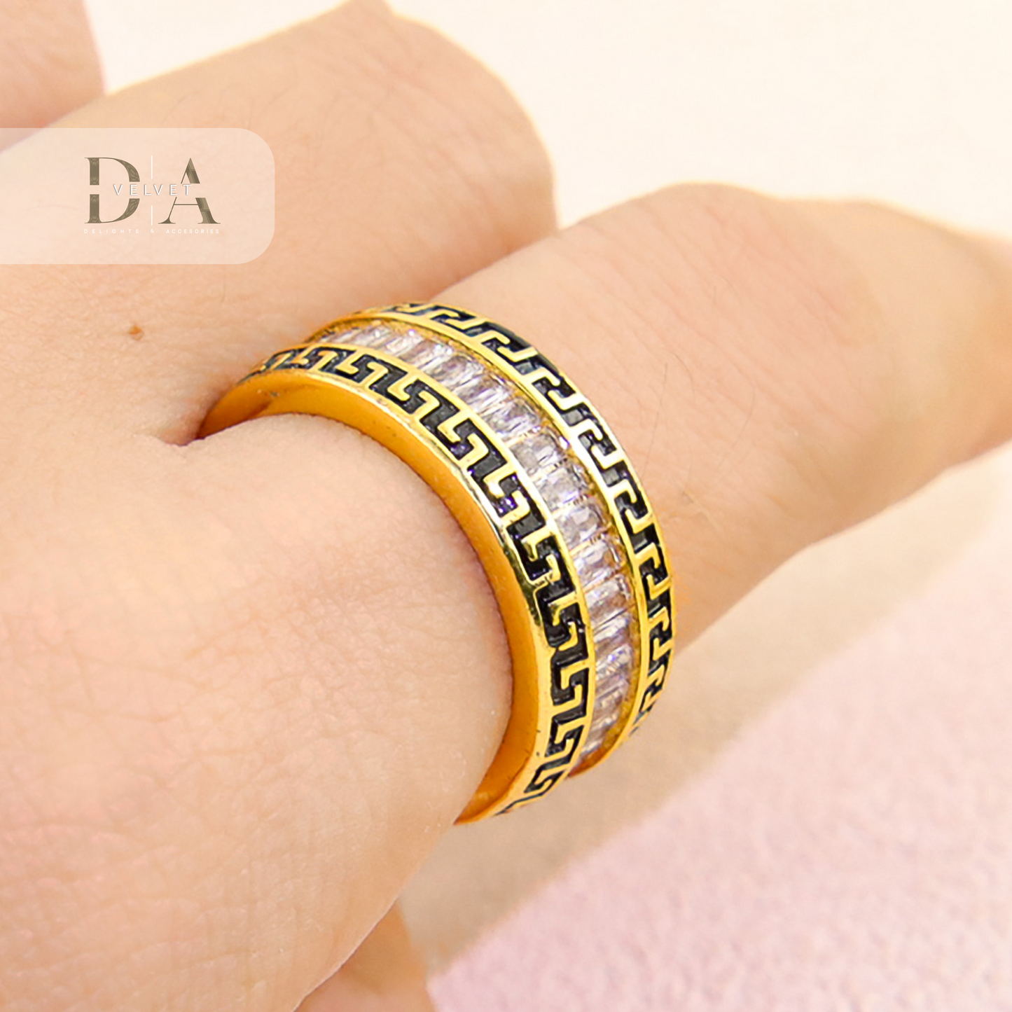 Dubai 21K Gold Plated Ring
